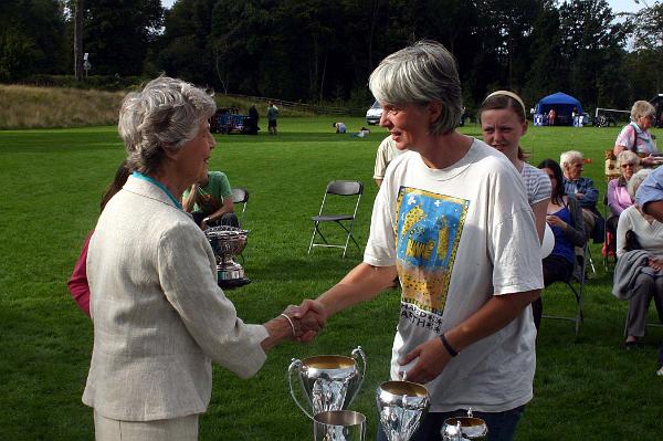 prizes 5.jpg - Eleanor Jolley won the Gladys Stephens Memorial Cup for handicrafts